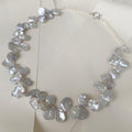 Exclusivo Collar de Perlas Keshi Sterling Silver Modelo 51-CLL-L29A00