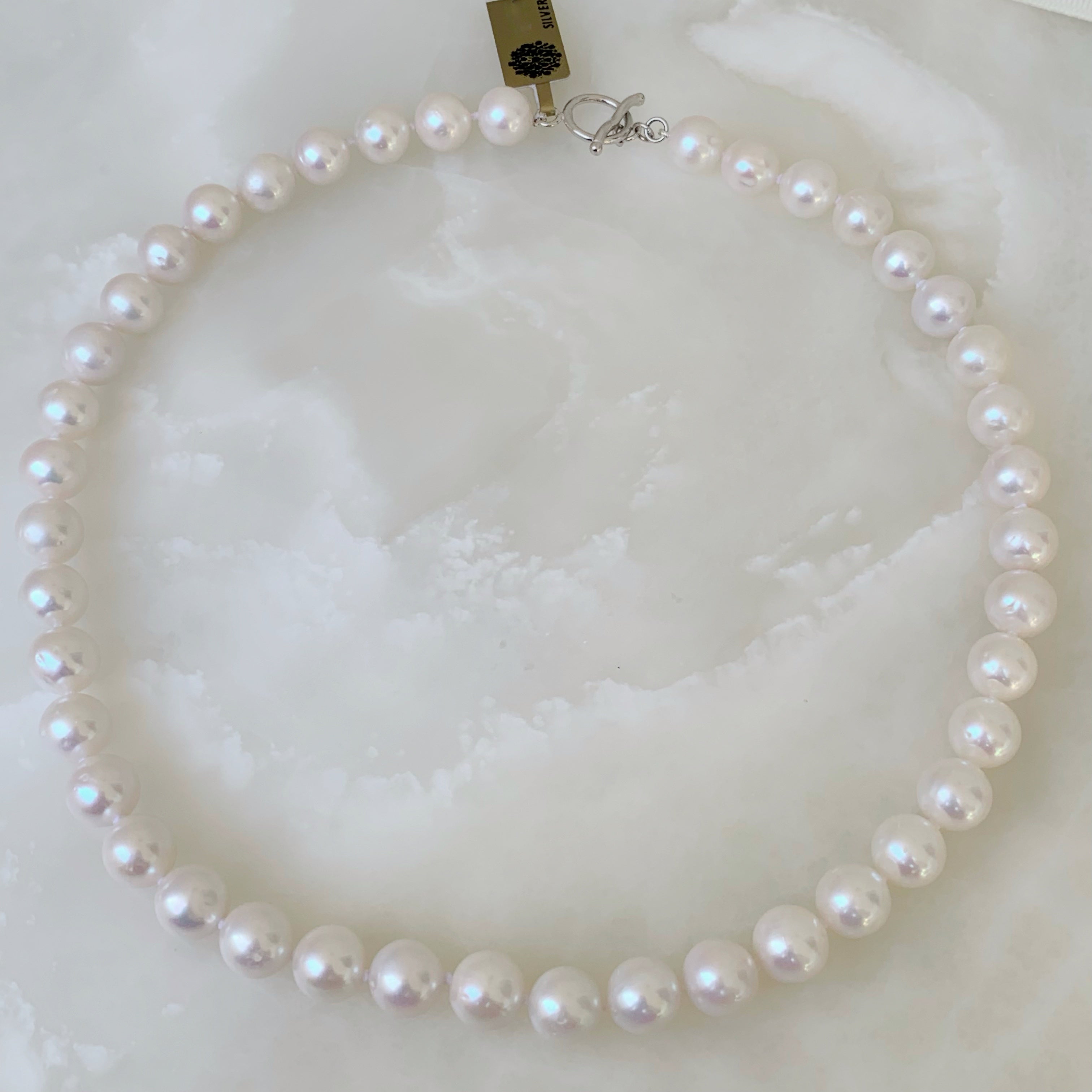 Collar d Perlas Cultivadas Sterling Silver 61-CLL-L23