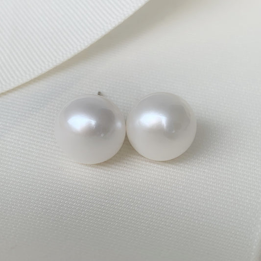 Aretes de Perla Cultivada Plata Ley 0.925 Modelo 100-AR-L20A00