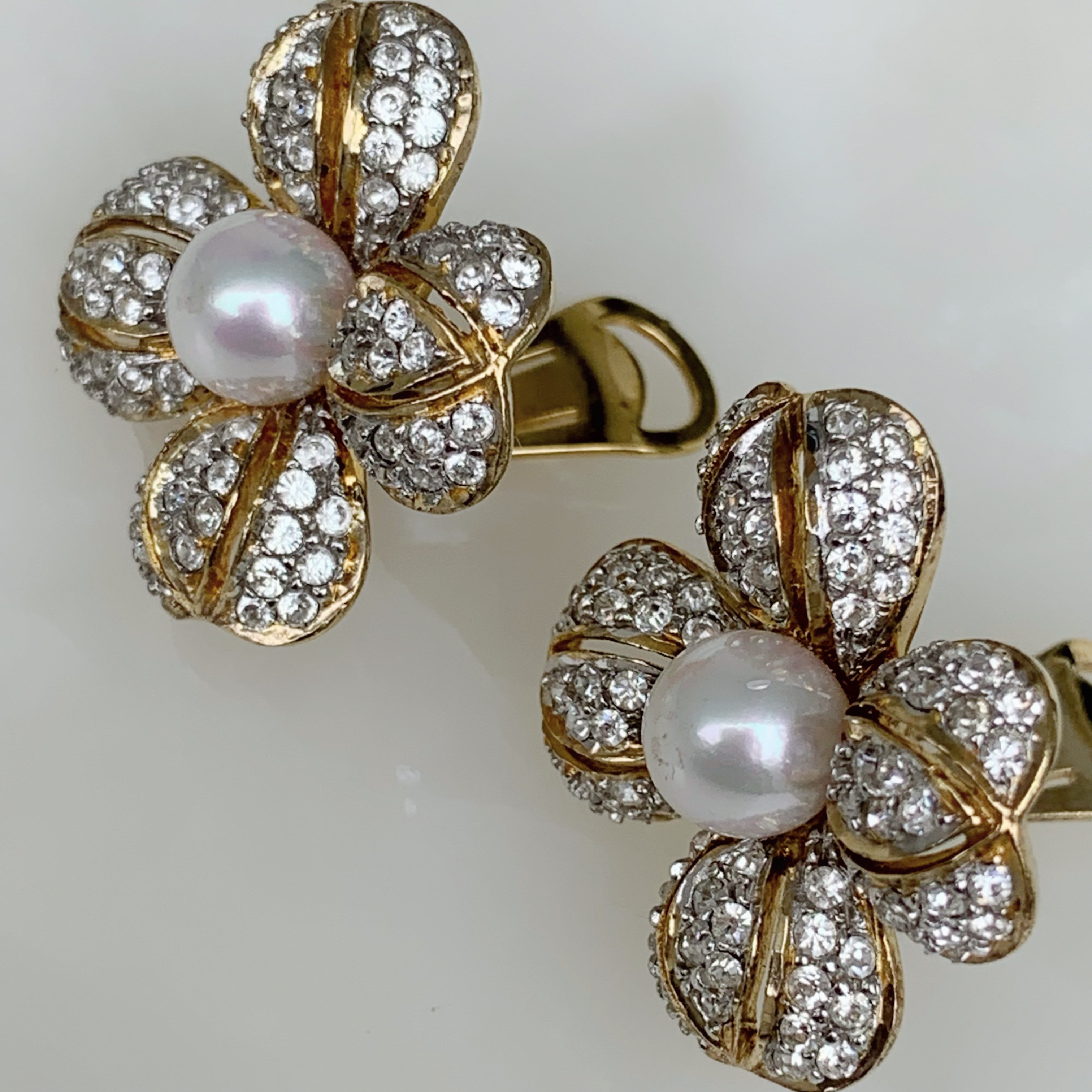 Lindos Aretes Vintage en Plata Dorada 02-ARV-L16A8