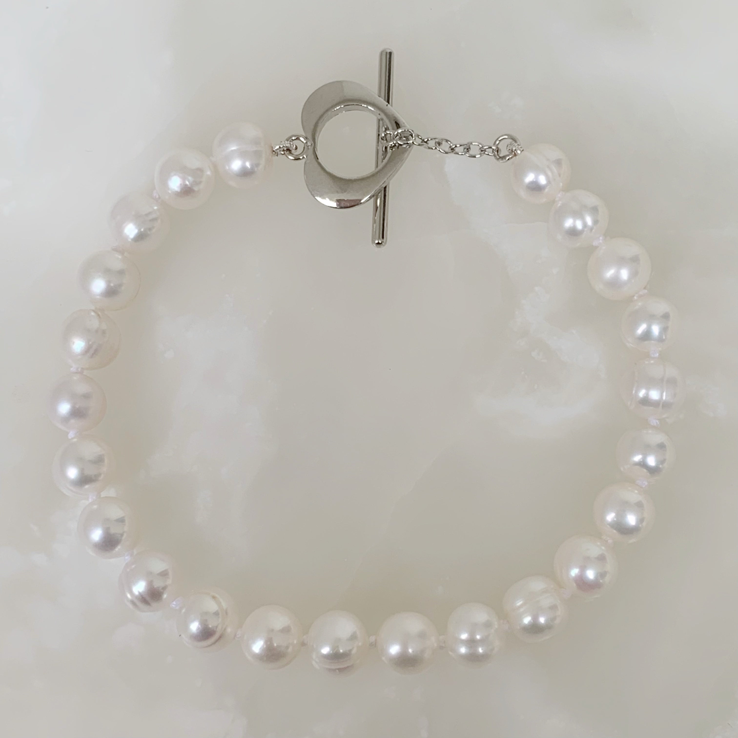 Hermosa Pulsera de Perlas Modelo 02-PP-L3A00