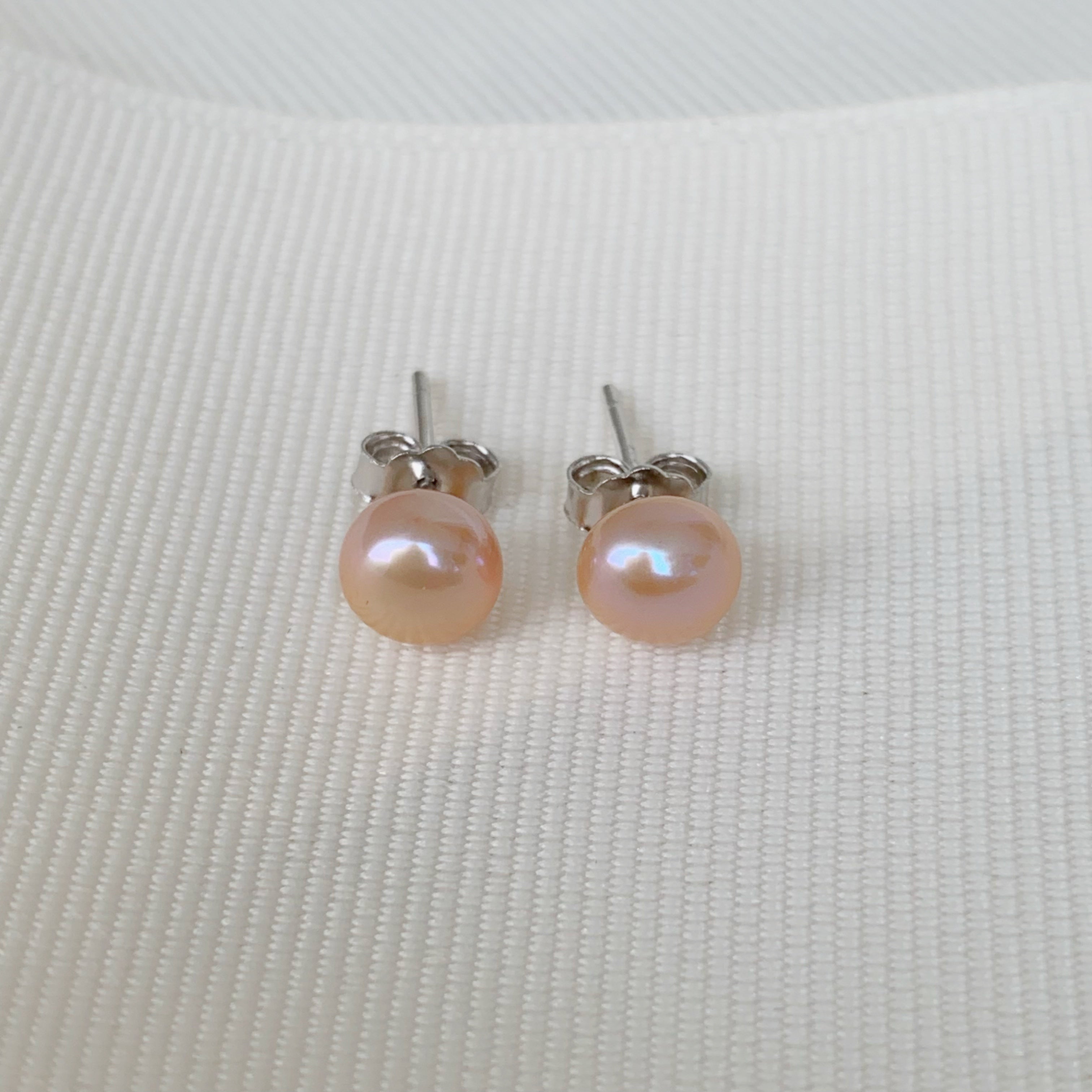 Aretes de Perla Cultivada Plata Ley 0.925 Modelo 92-AR-L2A5