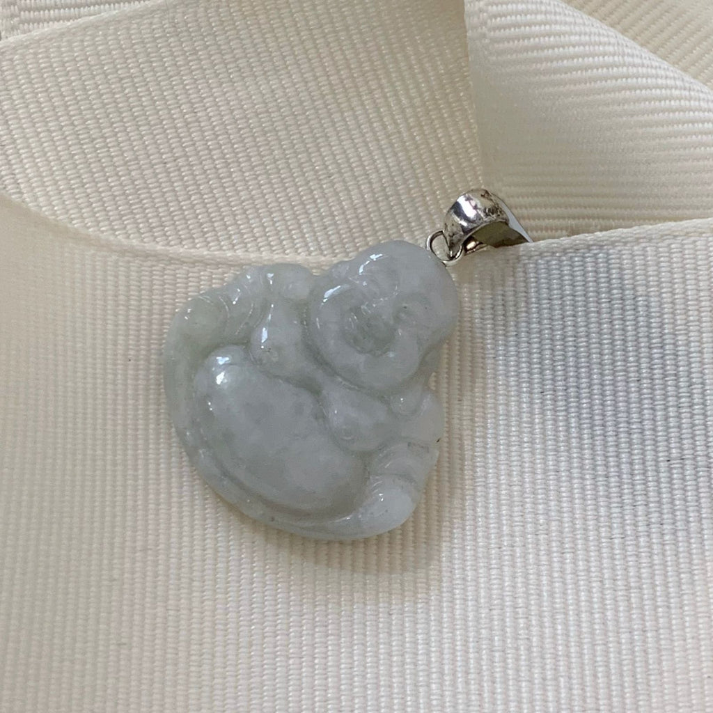 Dije Buda de Jade Natural con Plata 0.925 DI-925-03-L15