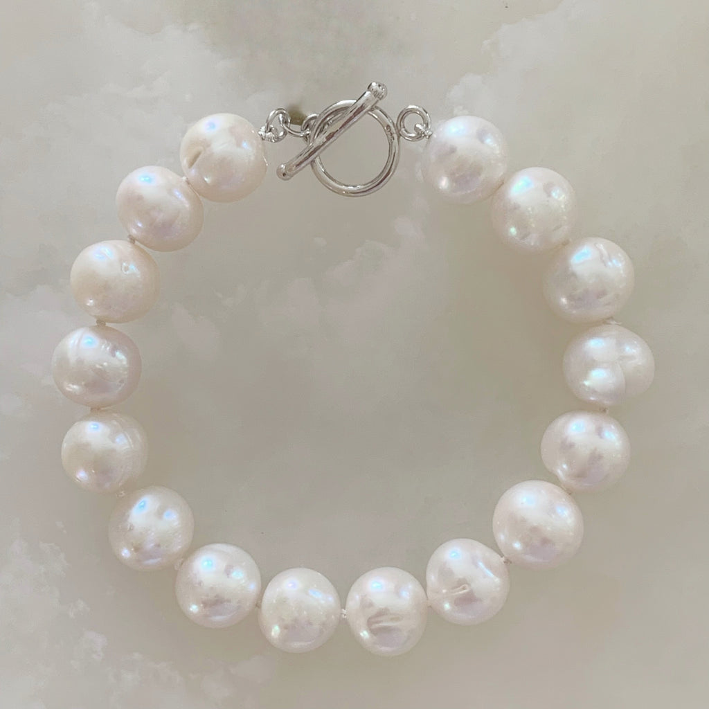 Elegante Pulsera De Perlas Akoya Modelo 48-CLL-L12