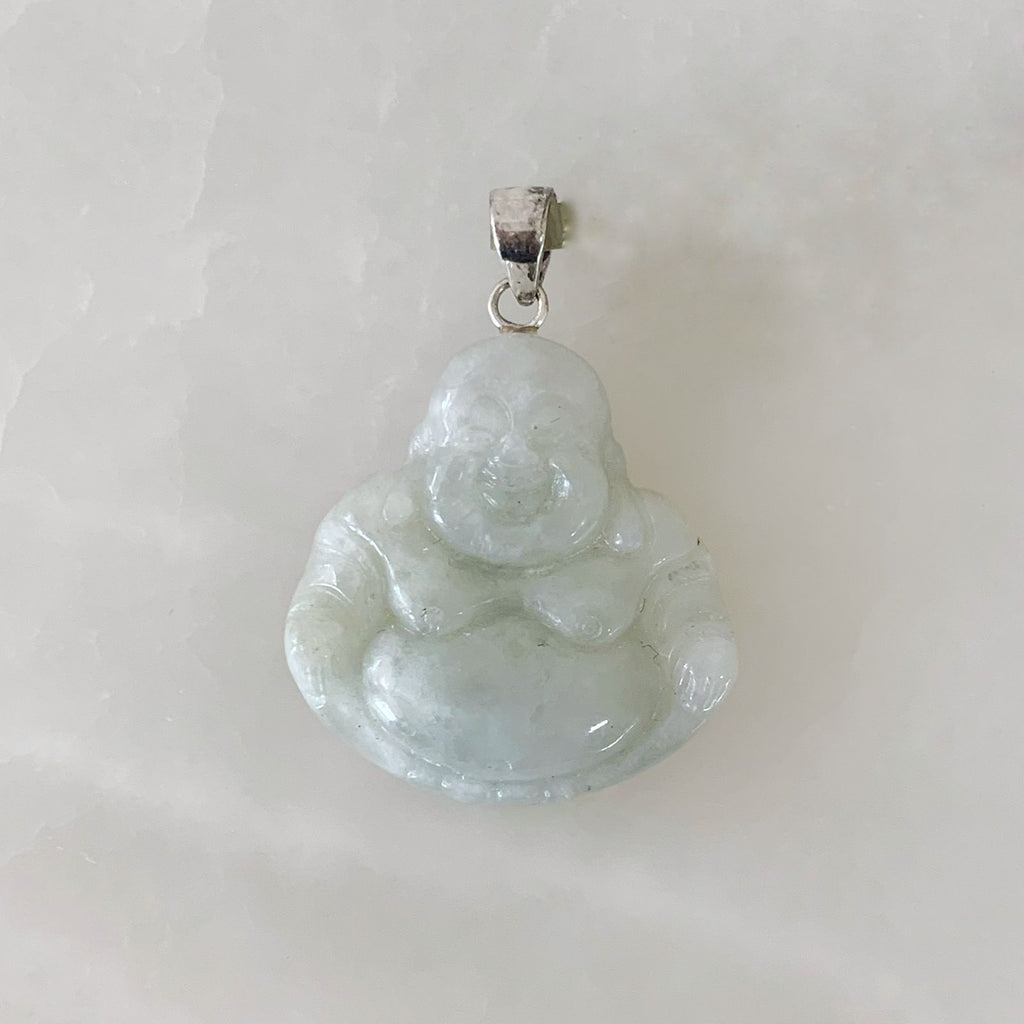 Dije Buda de Jade Natural con Plata 0.925 DI-925-03-L15