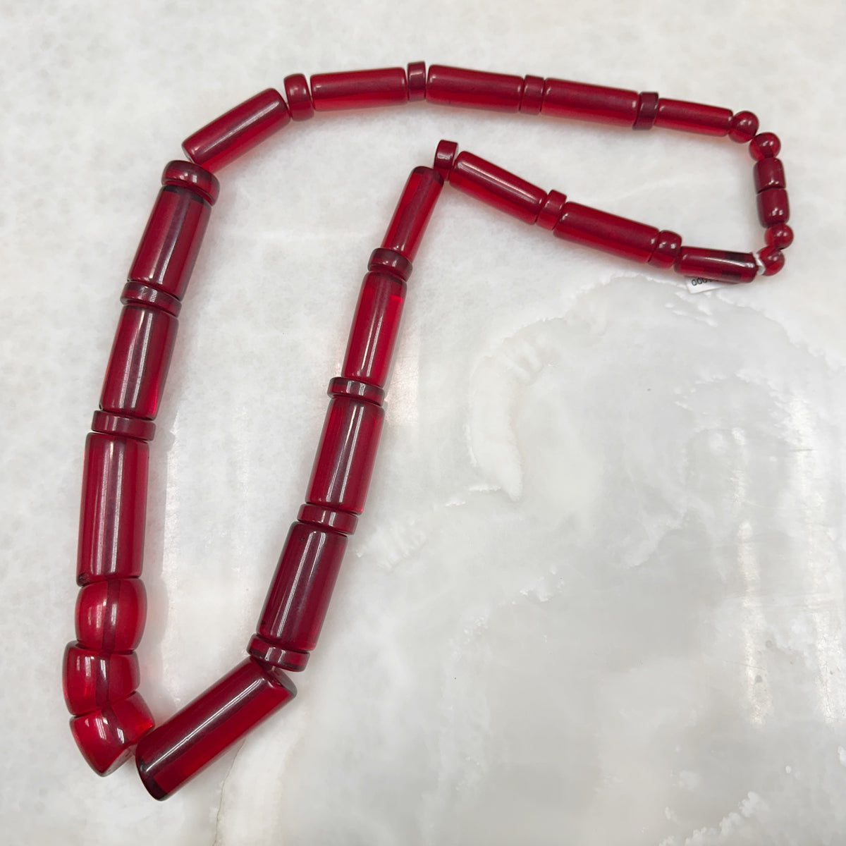 Pebbles Necklace Hot Red 59-CLN-L15A00
