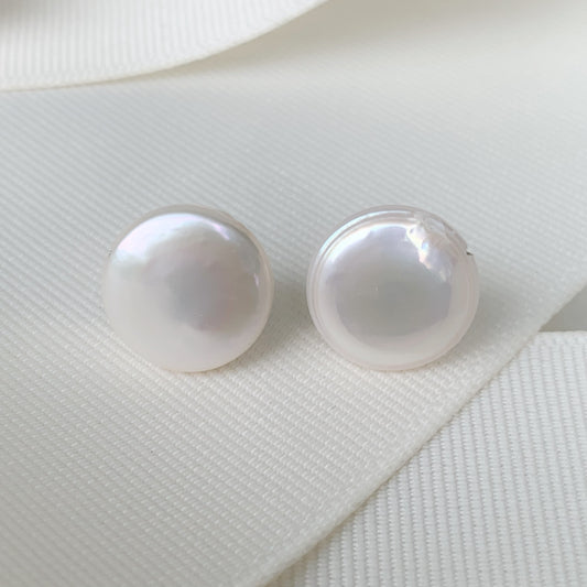 Aretes de Perla Cultivada Plata Ley 0.925 Modelo 99-AR-L9A00