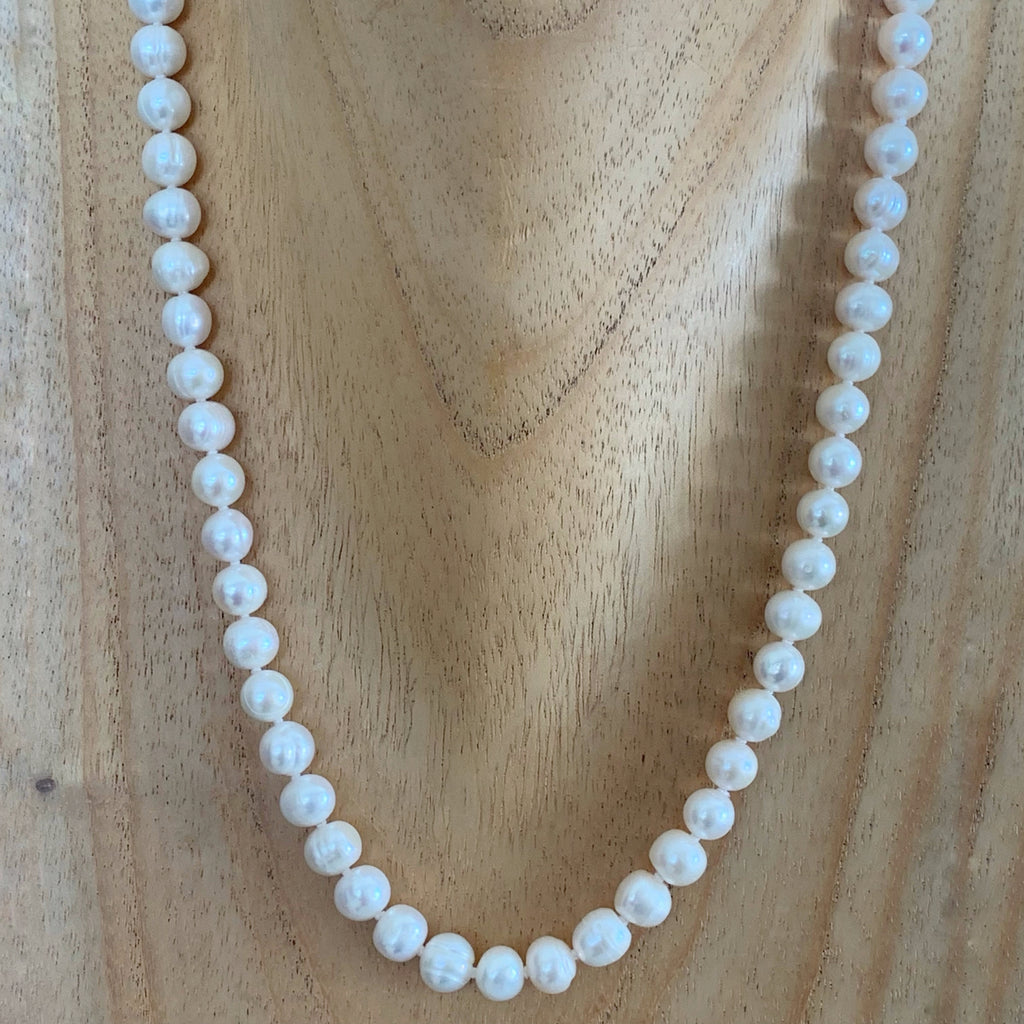 Excepcional Collar de Perlas Cultivadas Akoya Con Broche Magnetic De Rodio 37-CLL-L11