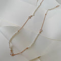 Cadena Larga en Rose Silver 54-PCE-L28A75