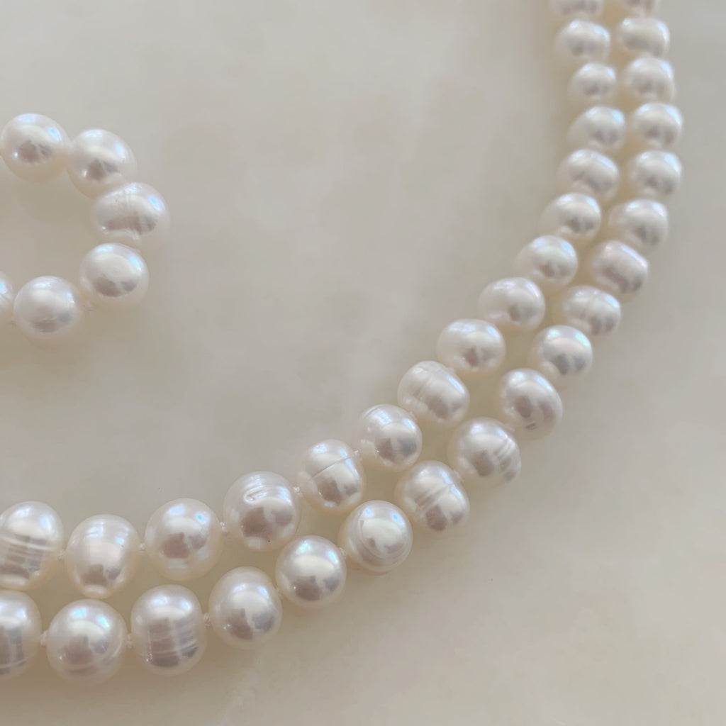 Maravilloso Collar de Perlas Cultivadas Extra Large Modelo 
45-CLL-L35