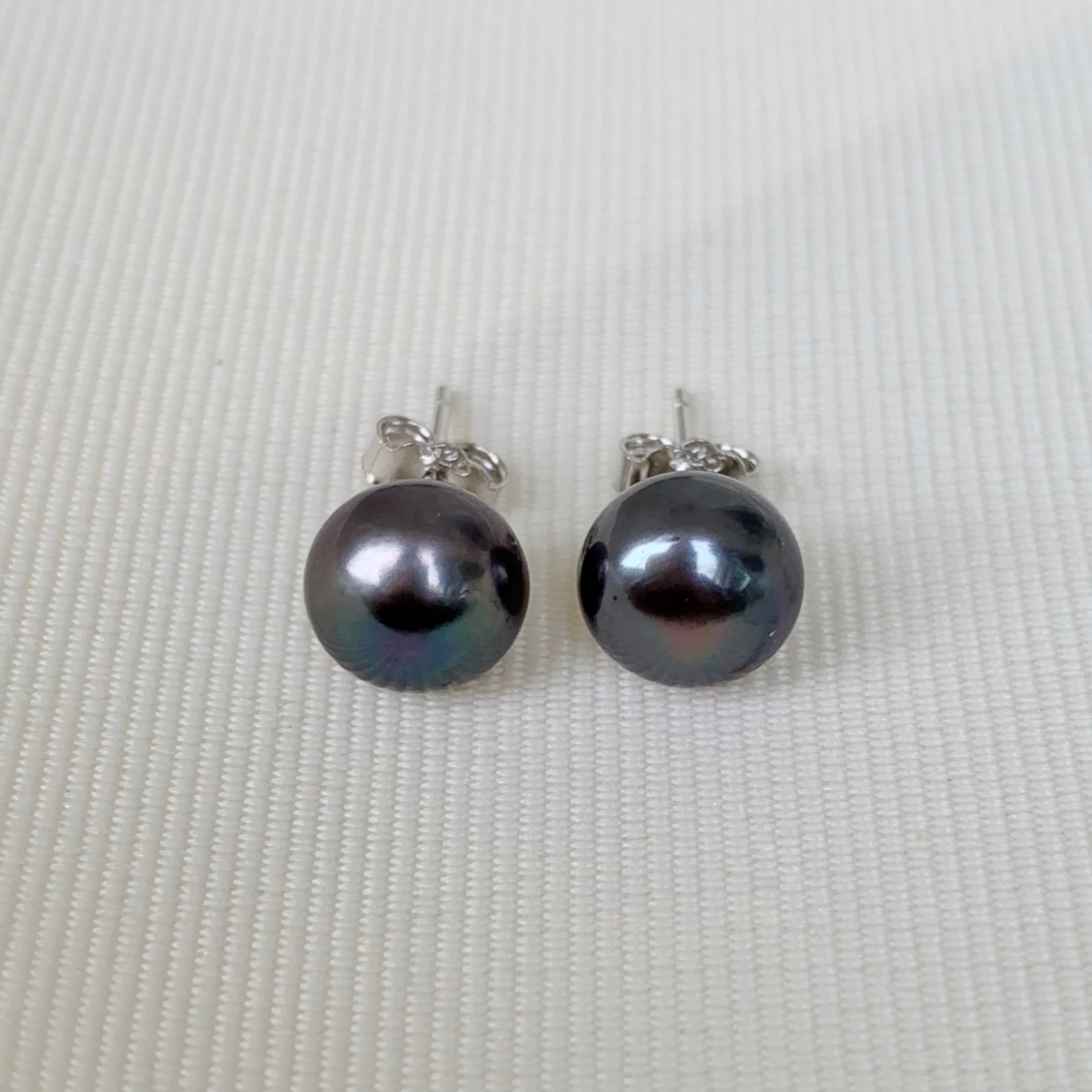 Aretes de Perla Cultivada Plata Ley 0.925 Modelo 93-AR-L2A5
