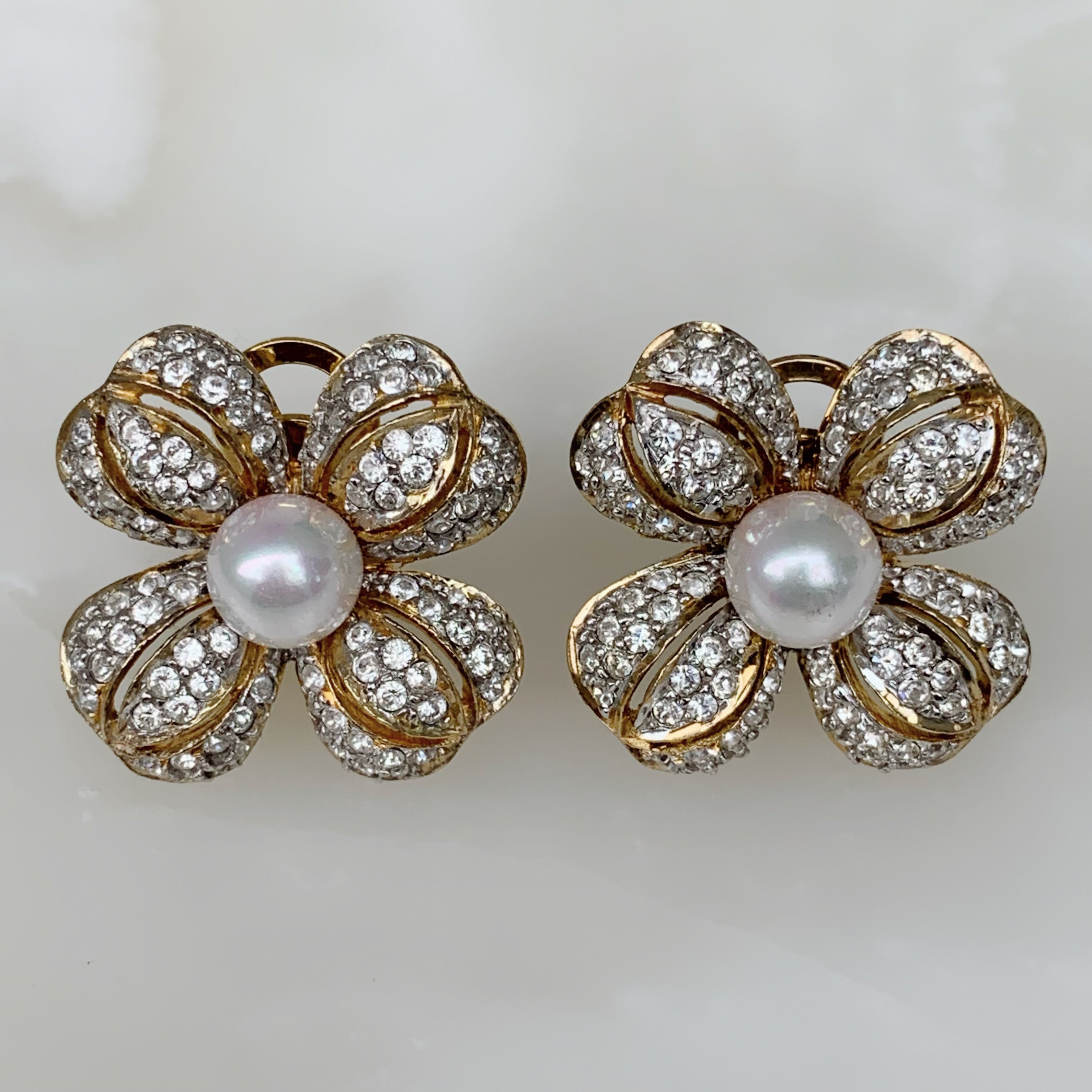 Lindos Aretes Vintage en Plata Dorada 02-ARV-L16A8