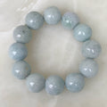 Sofisticado Brazalete Burma Jade Natural Elástico Modelo 14-PP-L85A00
