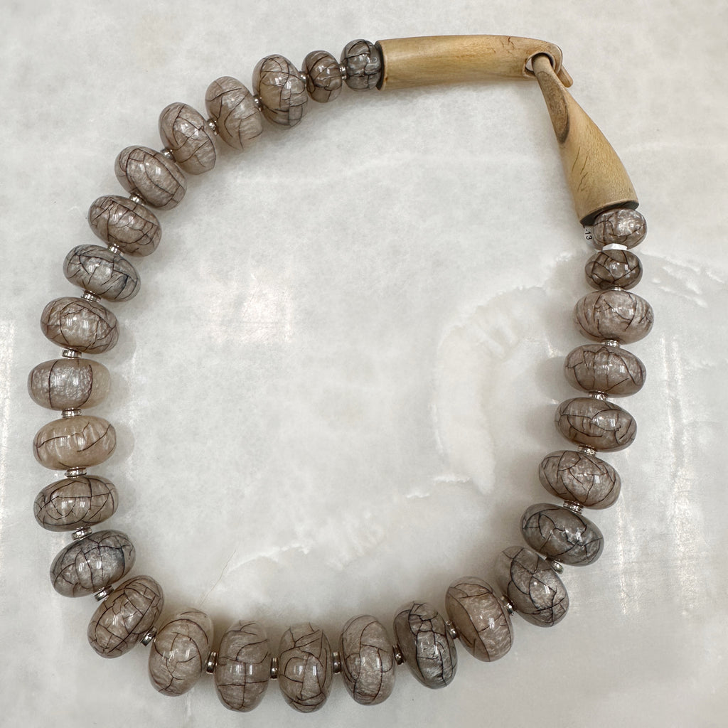 Pebbles Necklace Marbled 60-CLN-L13A00