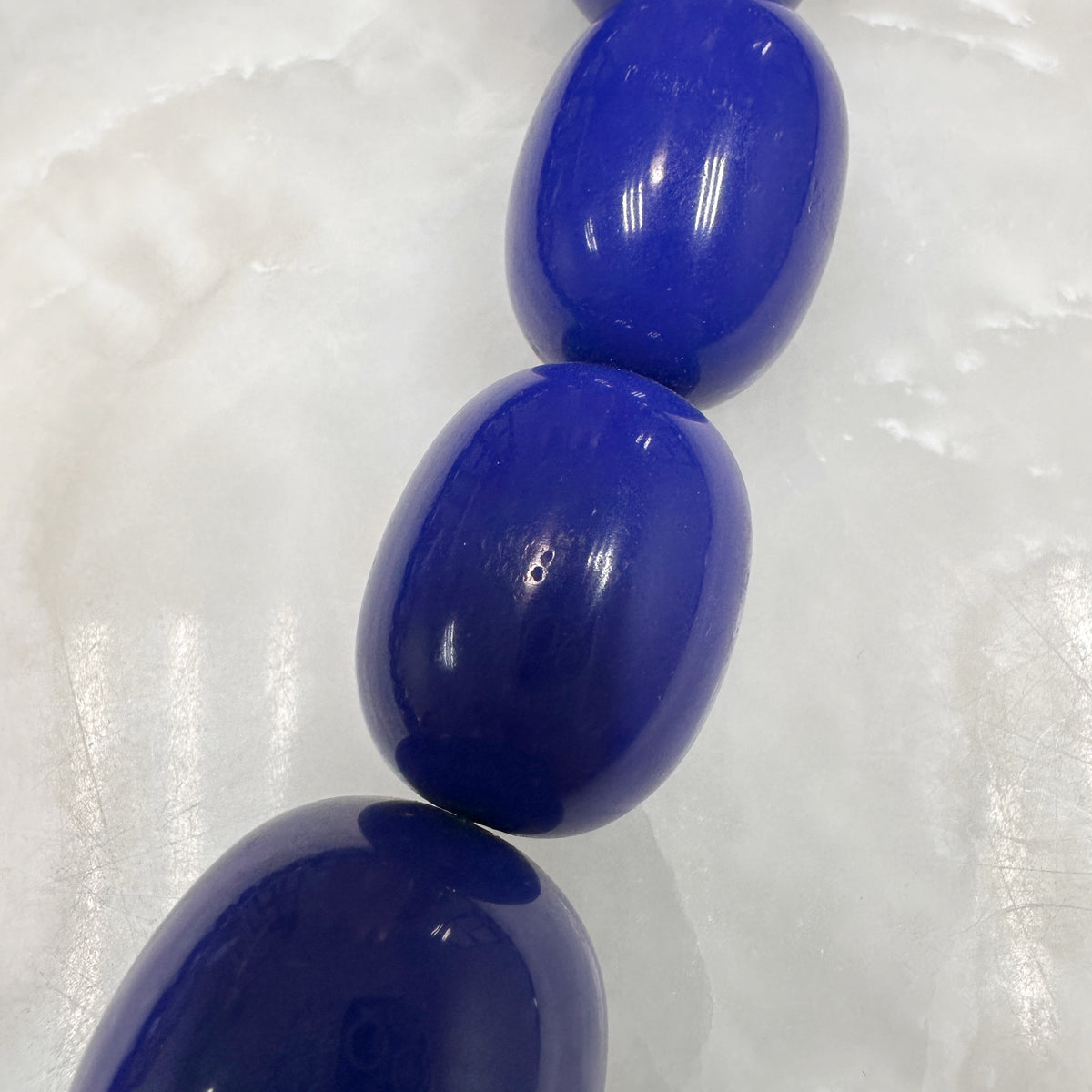 Pebbles Necklace Blue 56-CLN-L13A00