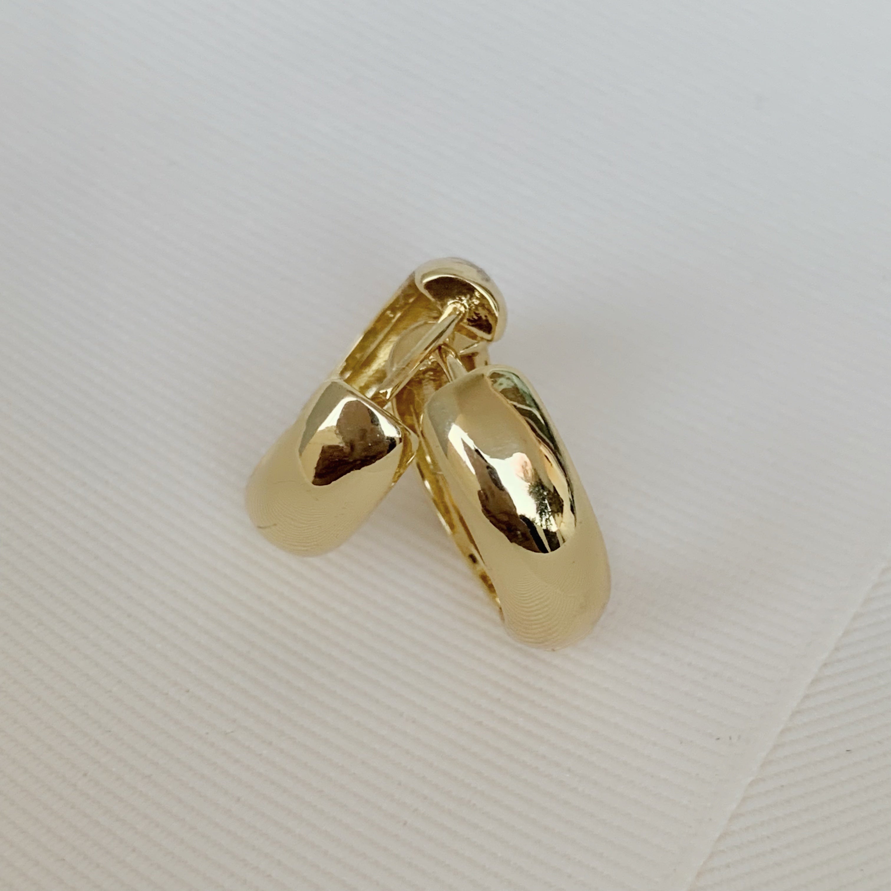 Brilla con Estilo Hoops Earrings en Oro Laminado 09-ARL-115