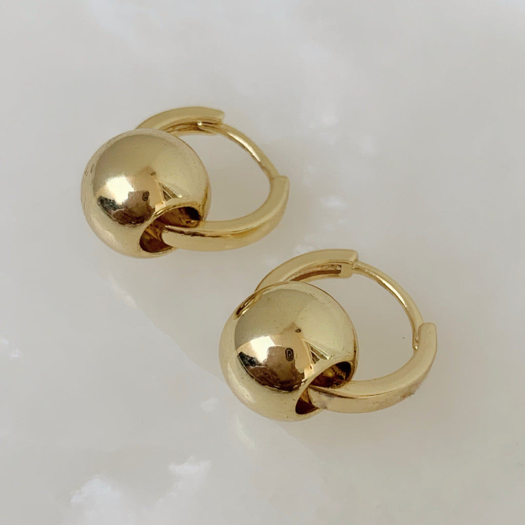 Brilla con Estilo Hoops Earrings en Oro Laminado 07-ARL-115