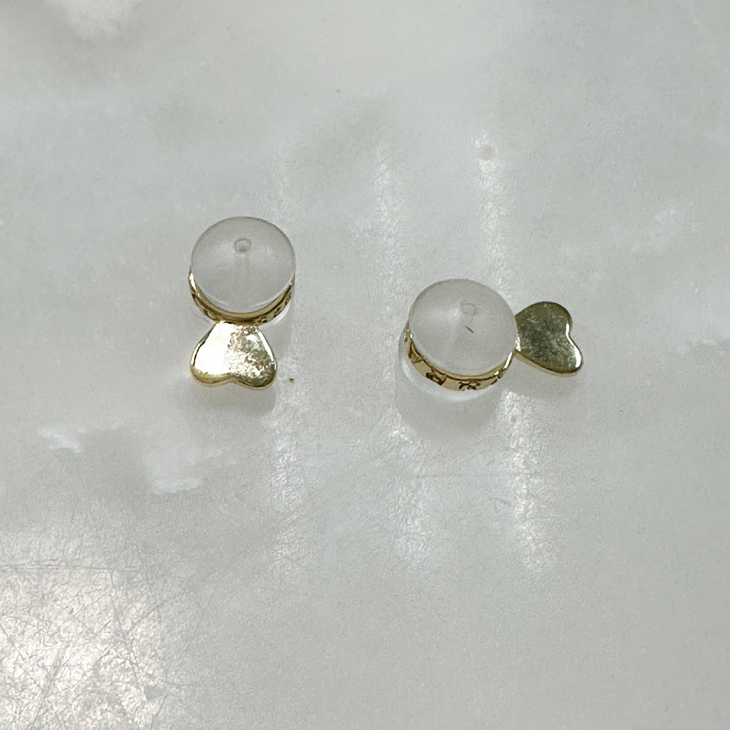 Aretes Colgantes de Madre Perla y Plata Dorada 118-AR-L46A00