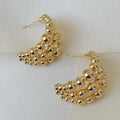 Brilla con Estilo Hoops Earrings en Oro Laminado 16-ARL-135