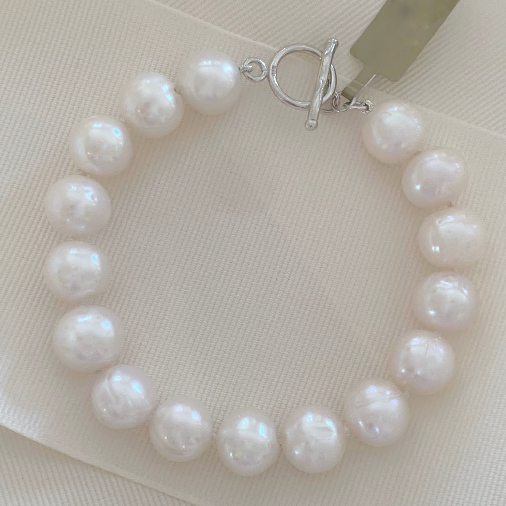 Elegante Pulsera De Perlas Akoya Modelo 48-CLL-L12