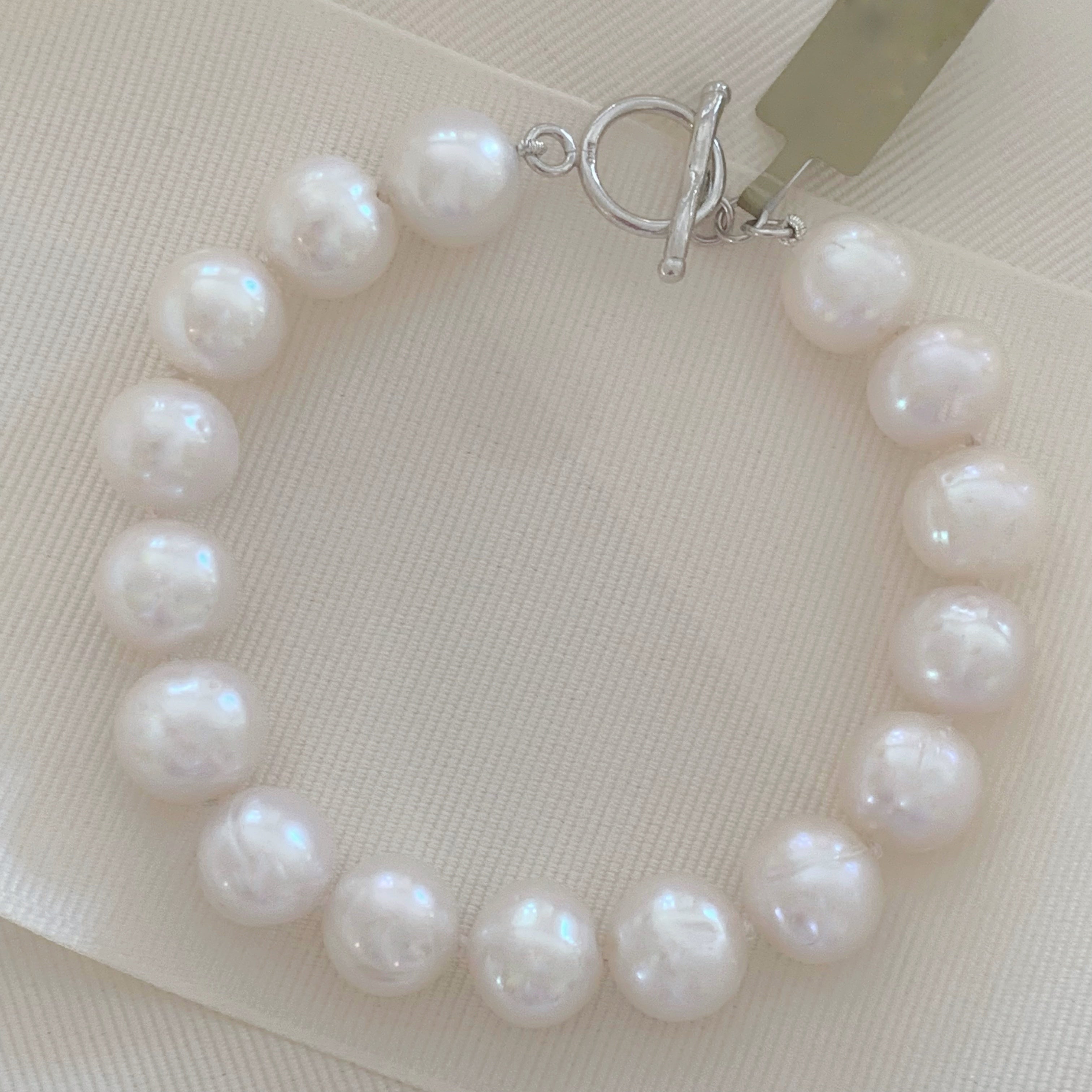 Elegante Pulsera De Perlas Akoya Modelo 48-CLL-L12