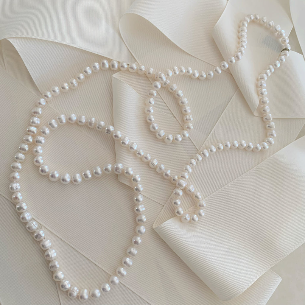 Maravilloso Collar de Perlas Cultivadas Extra Large Modelo 
45-CLL-L35