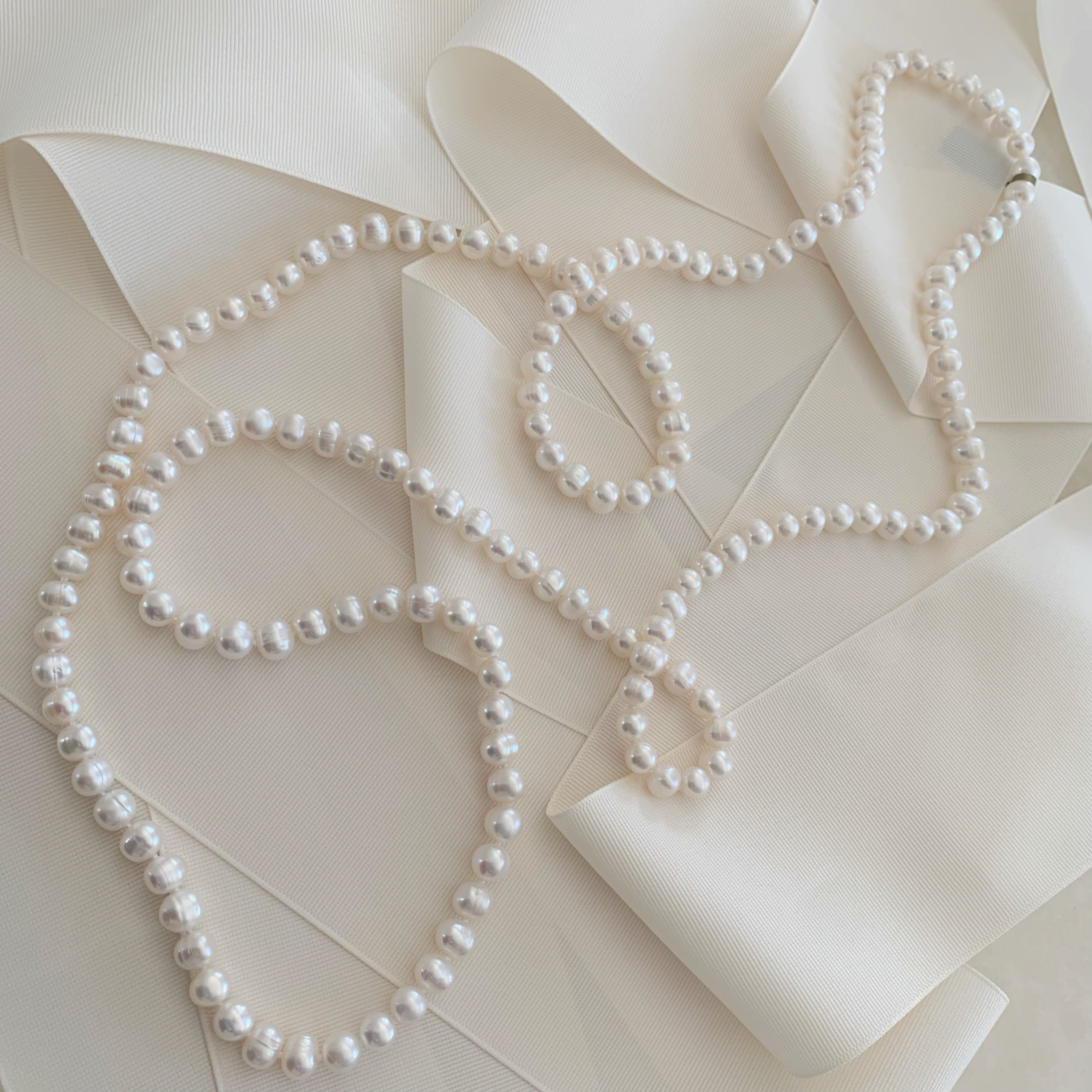 Maravilloso Collar de Perlas Cultivadas Extra Large Modelo 
45-CLL-L35