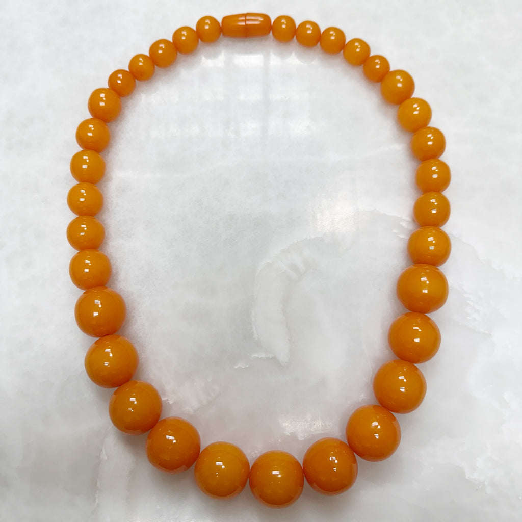 Pebbles Necklace Orange 53-CLN-L13A00