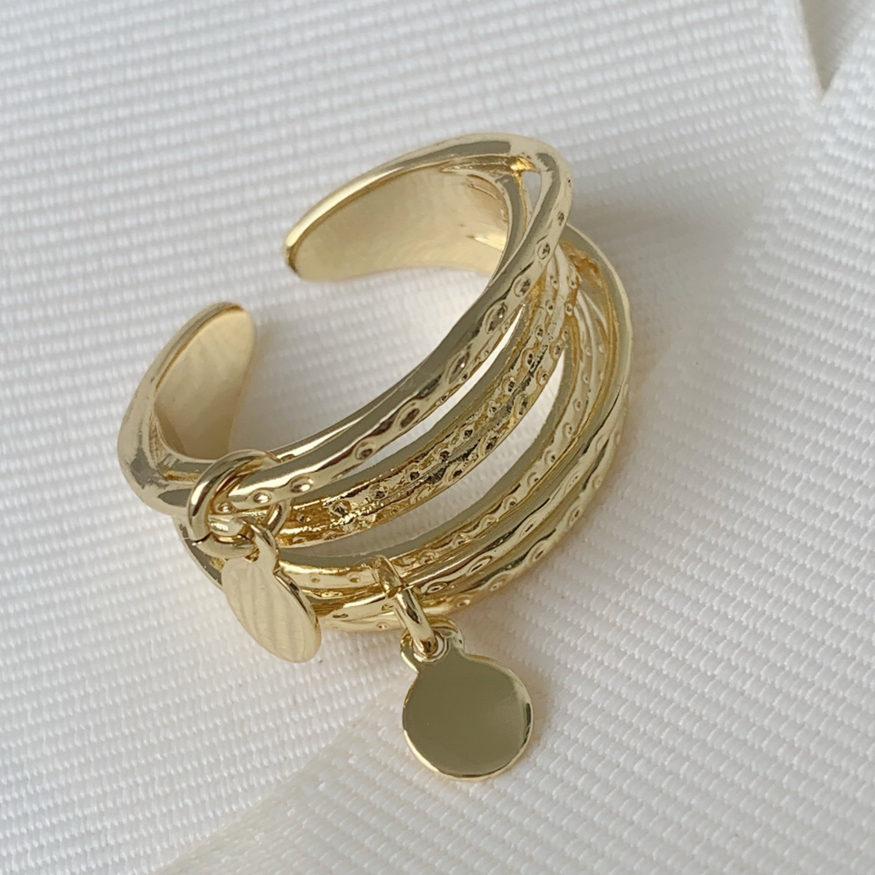 Brilla con Estilo Ear Cuffs en Oro Laminado 43-ARL-100