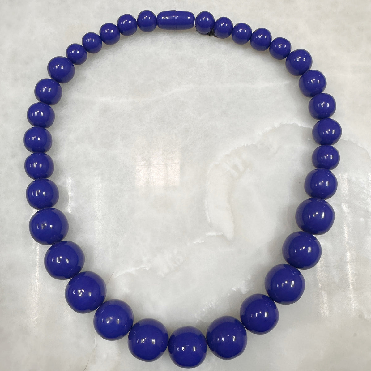Pebbles Necklace Blue 57-CLN-L13A00