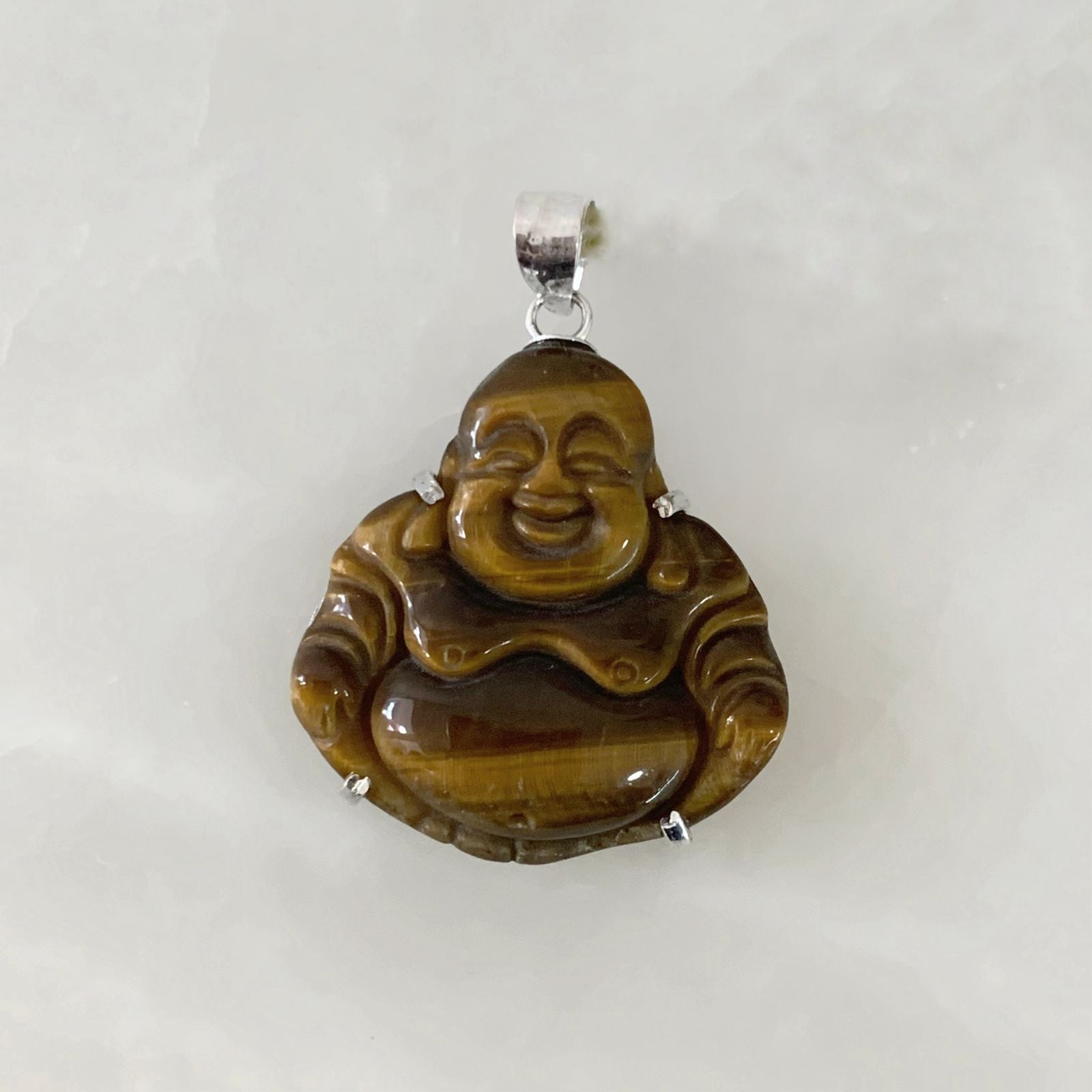 Dije Buda de Ojo de Tigre con Plata 0.925 DI-925-04-L15