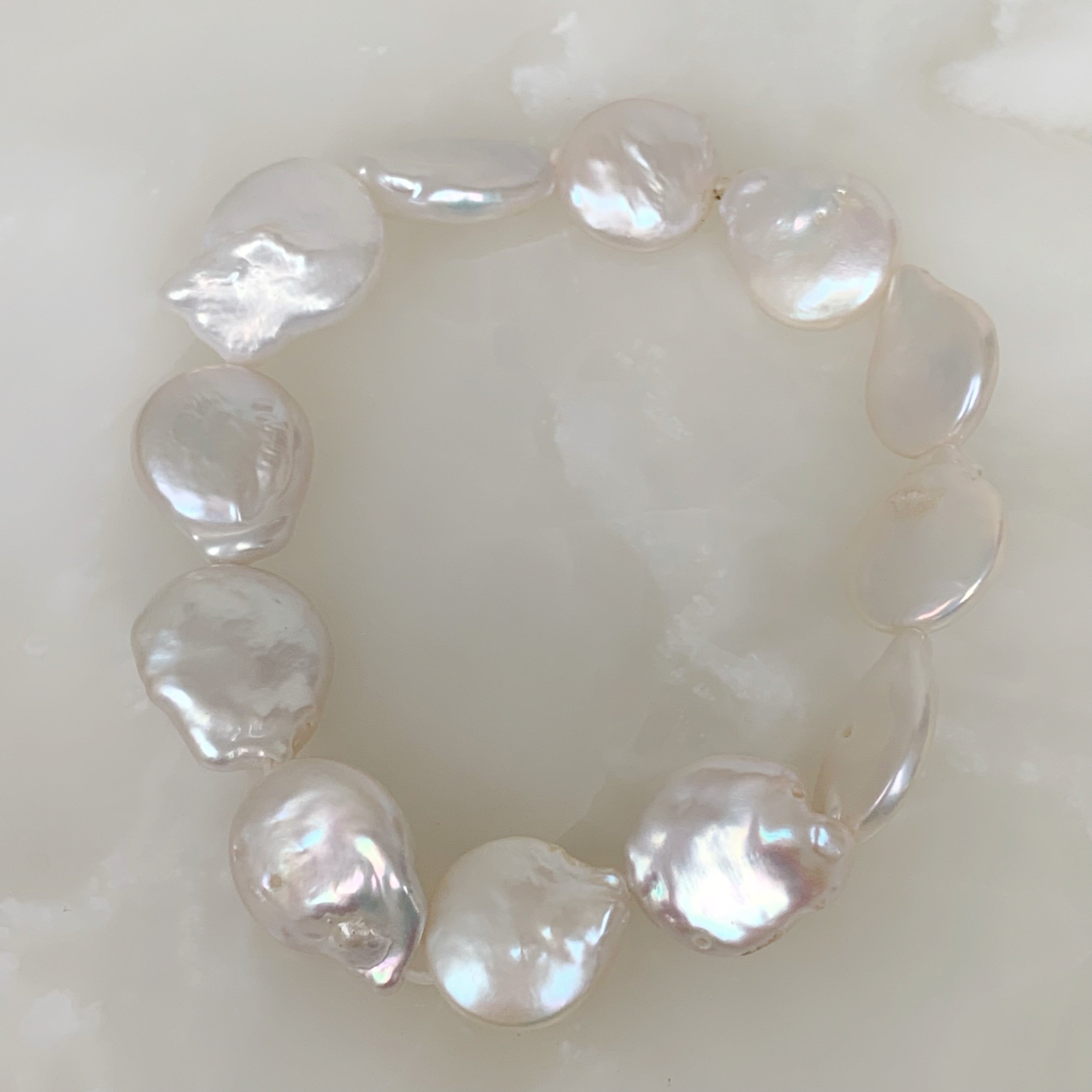 Elegante Pulsera en Perlas Naturales Modelo 03-PP-L5A00