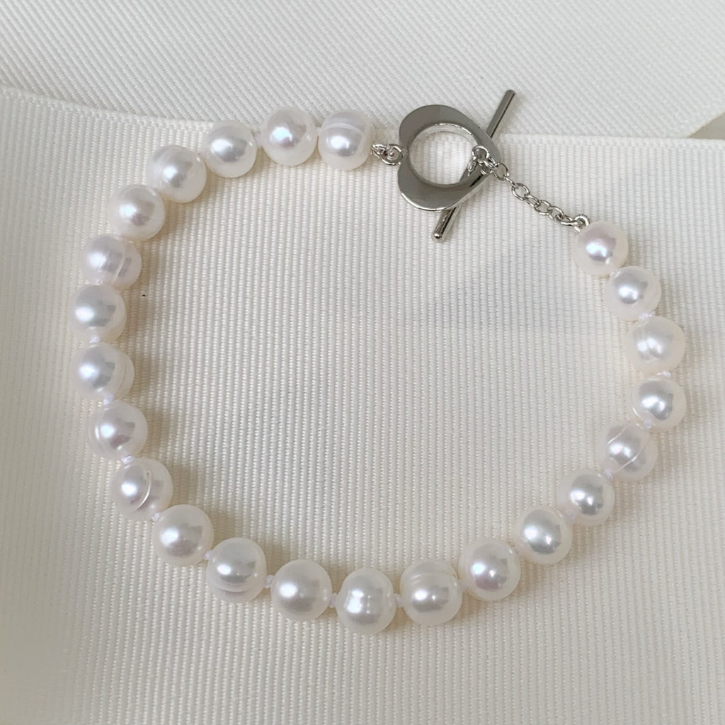 Hermosa Pulsera de Perlas Modelo 02-PP-L3A00