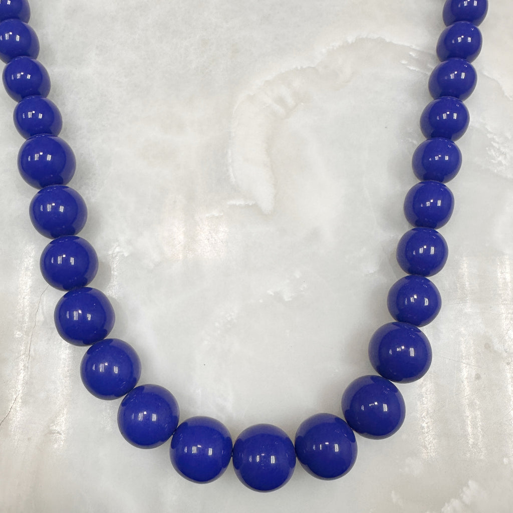 Pebbles Necklace Blue 58-CLN-L15A00