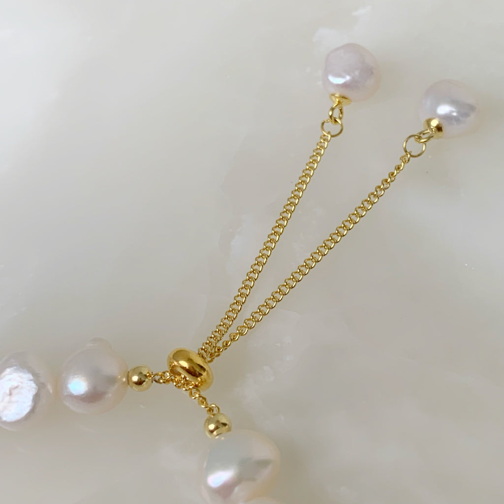 Elegante Pulsera de Perlas Naturales Modelo 10-PP-L13A00
