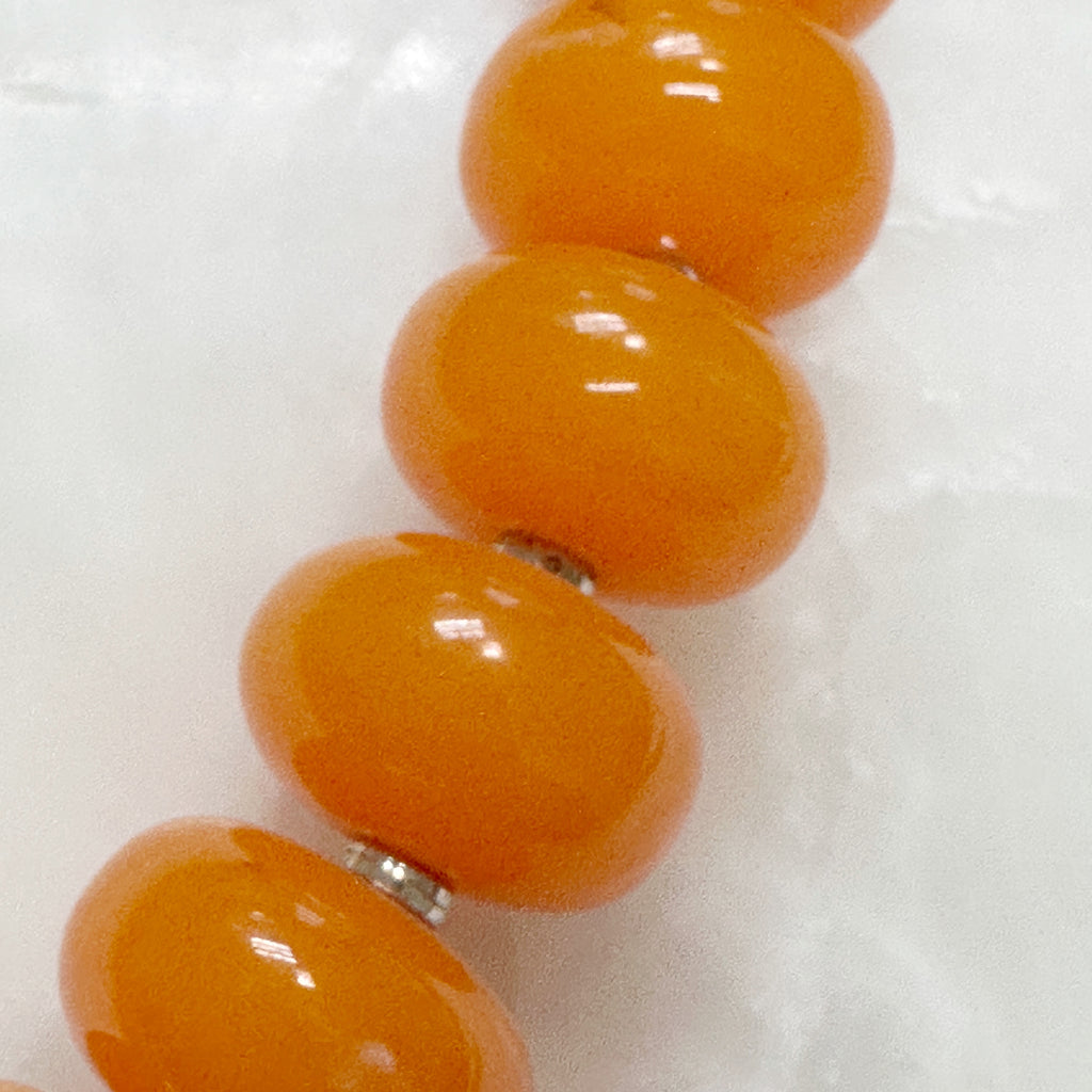 Pebbles Necklace Orange 52-CLN-L13A00