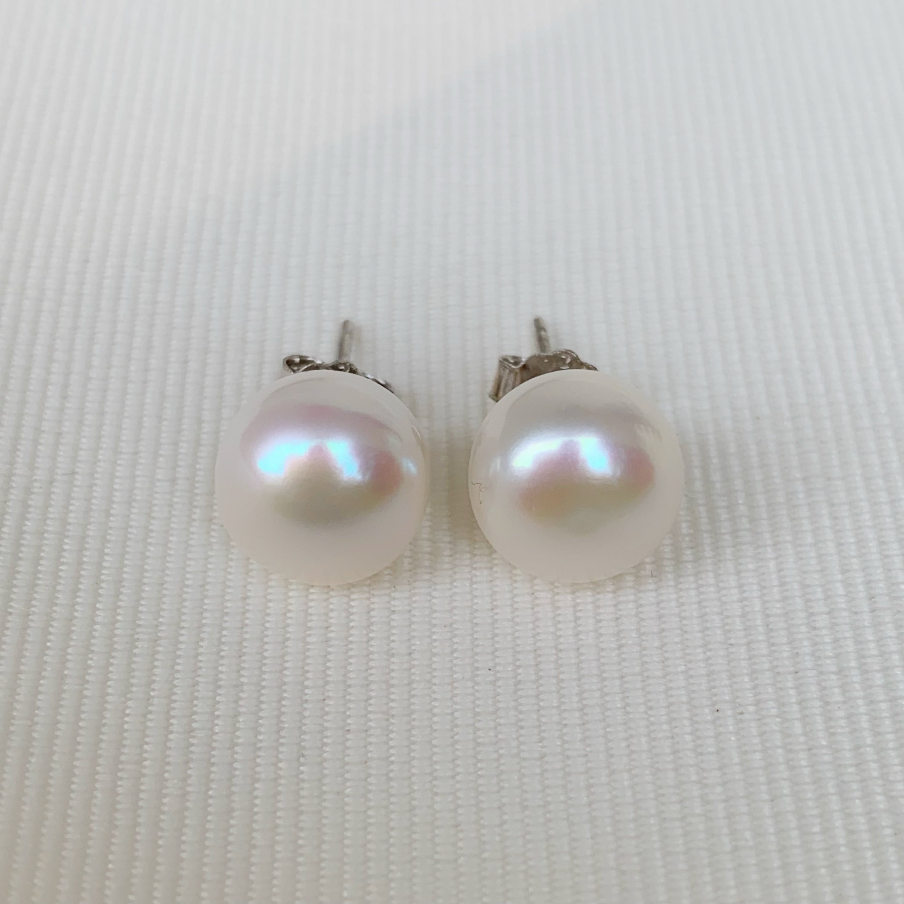 Aretes de Perla Cultivada Plata Ley 0.925 Modelo 94-AR-L3A00