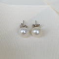 Aretes de Perla Cultivada Plata Ley 0.925 Modelo 93-AR-L2A5