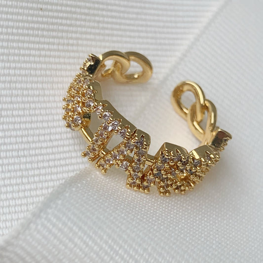Brilla con Estilo Ear Cuffs en Oro Laminado 42-ARL-135