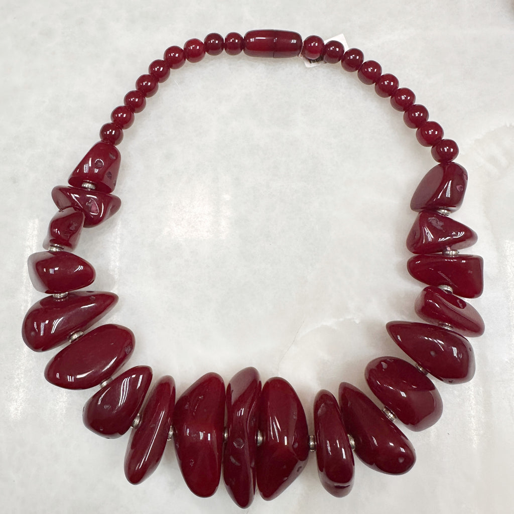 Pebbles Necklace Cherry con Brazalete incluido 47-CLN-L10A00