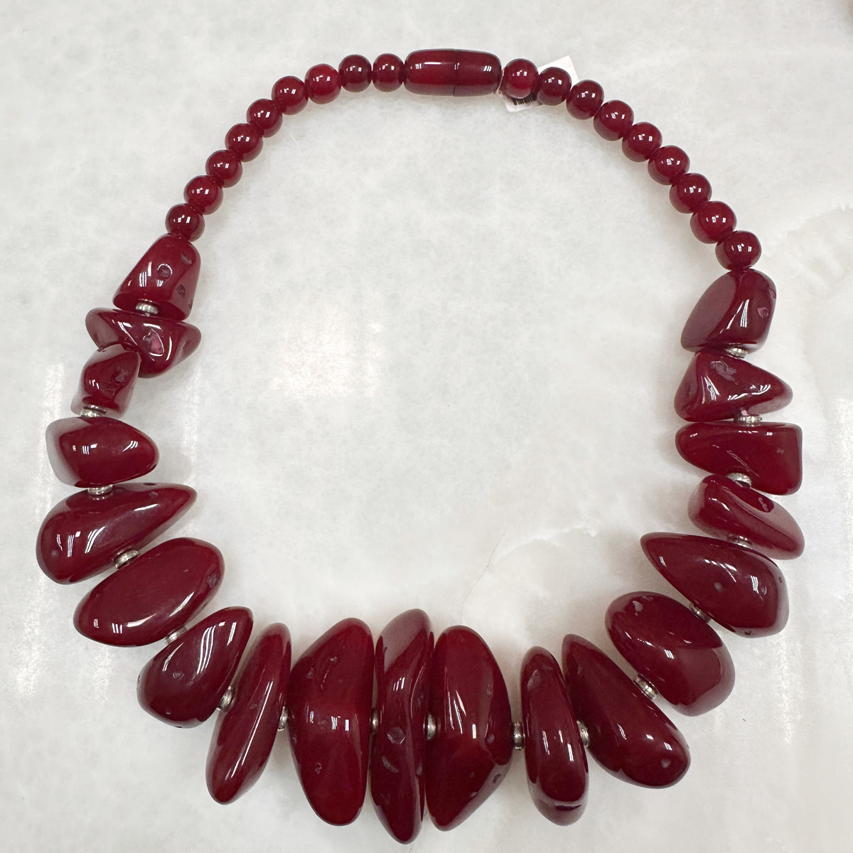 Pebbles Necklace Cherry con Brazalete incluido 47-CLN-L10A00