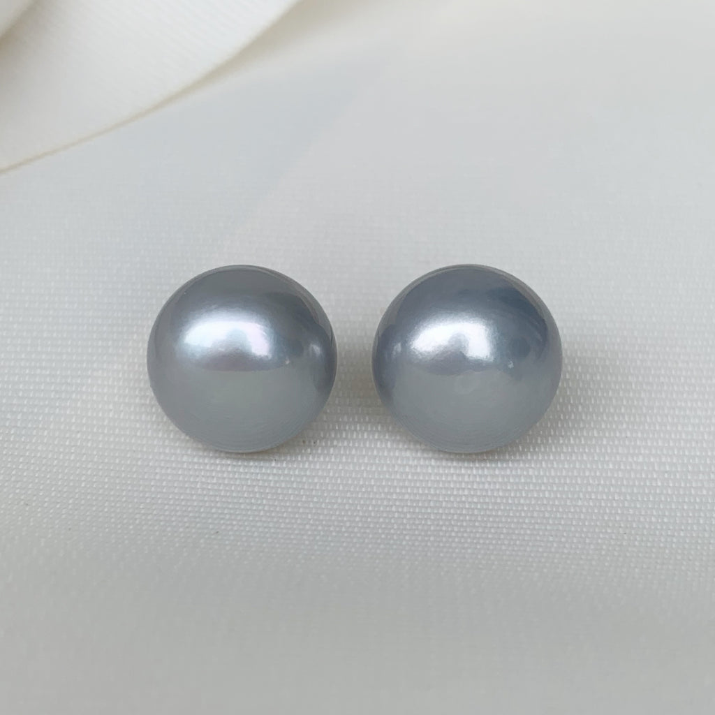 Aretes de Perla Cultivada Plata Ley 0.925 Modelo 100-AR-L20A00