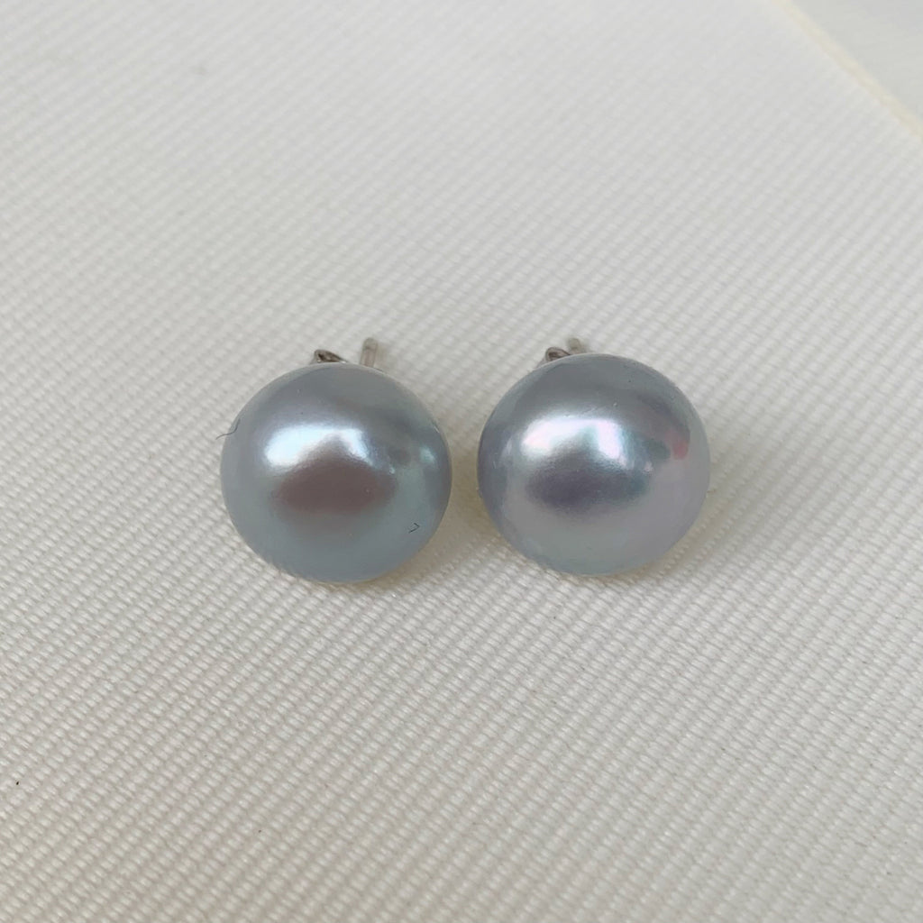 Aretes de Perla Cultivada Plata Ley 0.925 Modelo 96-AR-L5A50