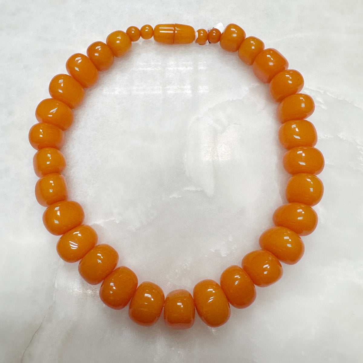 Pebbles Necklace Orange 51-CLN-L13A00