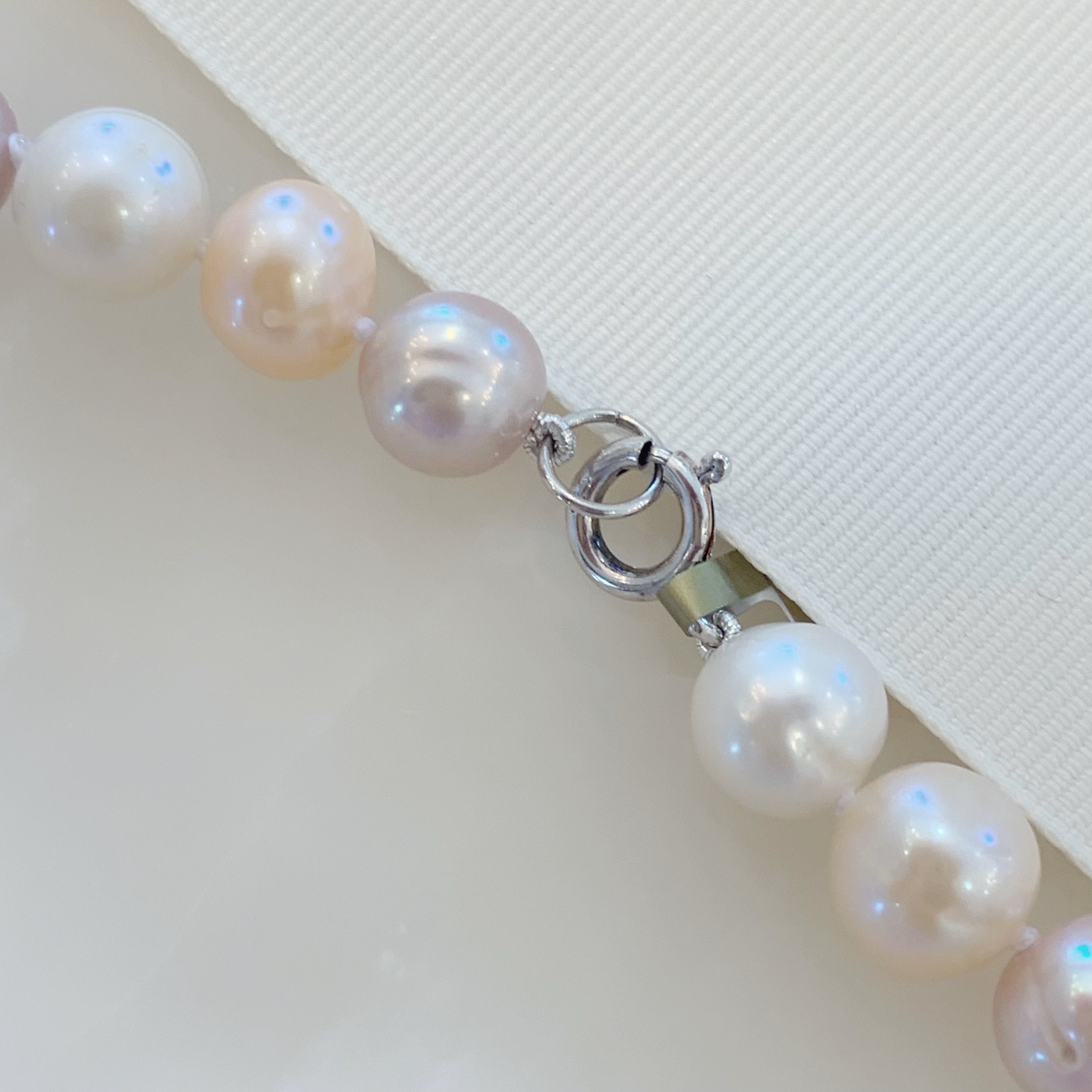 Divino Collar Fresh Water Pearls En Tonos Pasteles Modelo43-CLL-L13