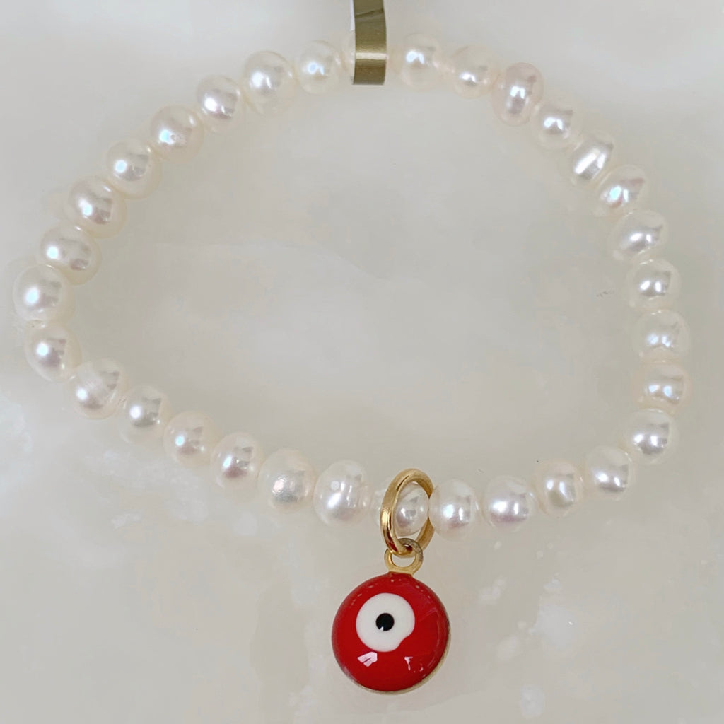 Divina Pulsera en Perlas para Bebe Modelo 04-PP-L4A00