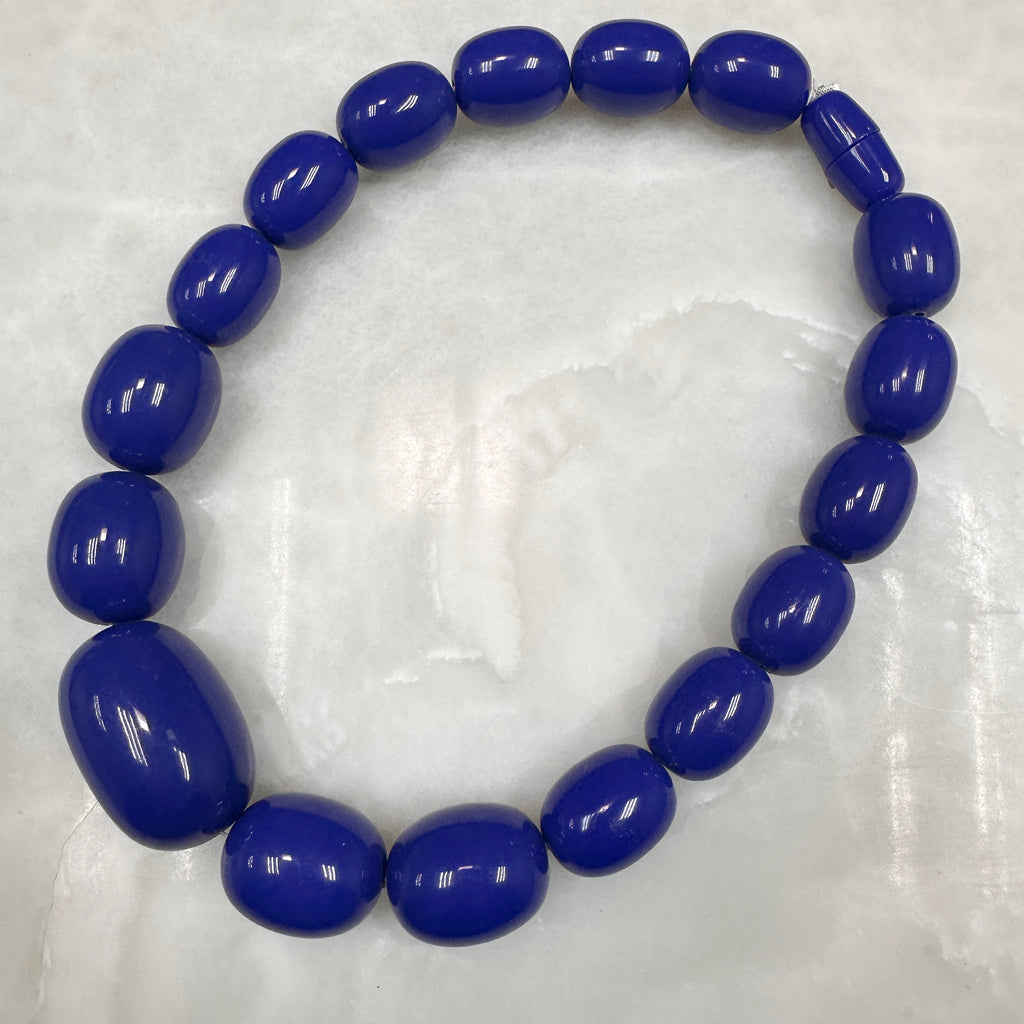 Pebbles Necklace Blue 56-CLN-L13A00