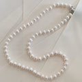 Excepcional Collar de Perlas Cultivadas Akoya Con Broche Magnetic De Rodio 37-CLL-L11