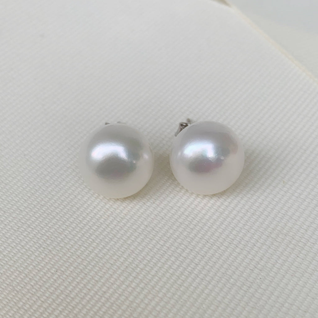 Aretes de Perla Cultivada Plata Ley 0.925 Modelo 96-AR-L5A50