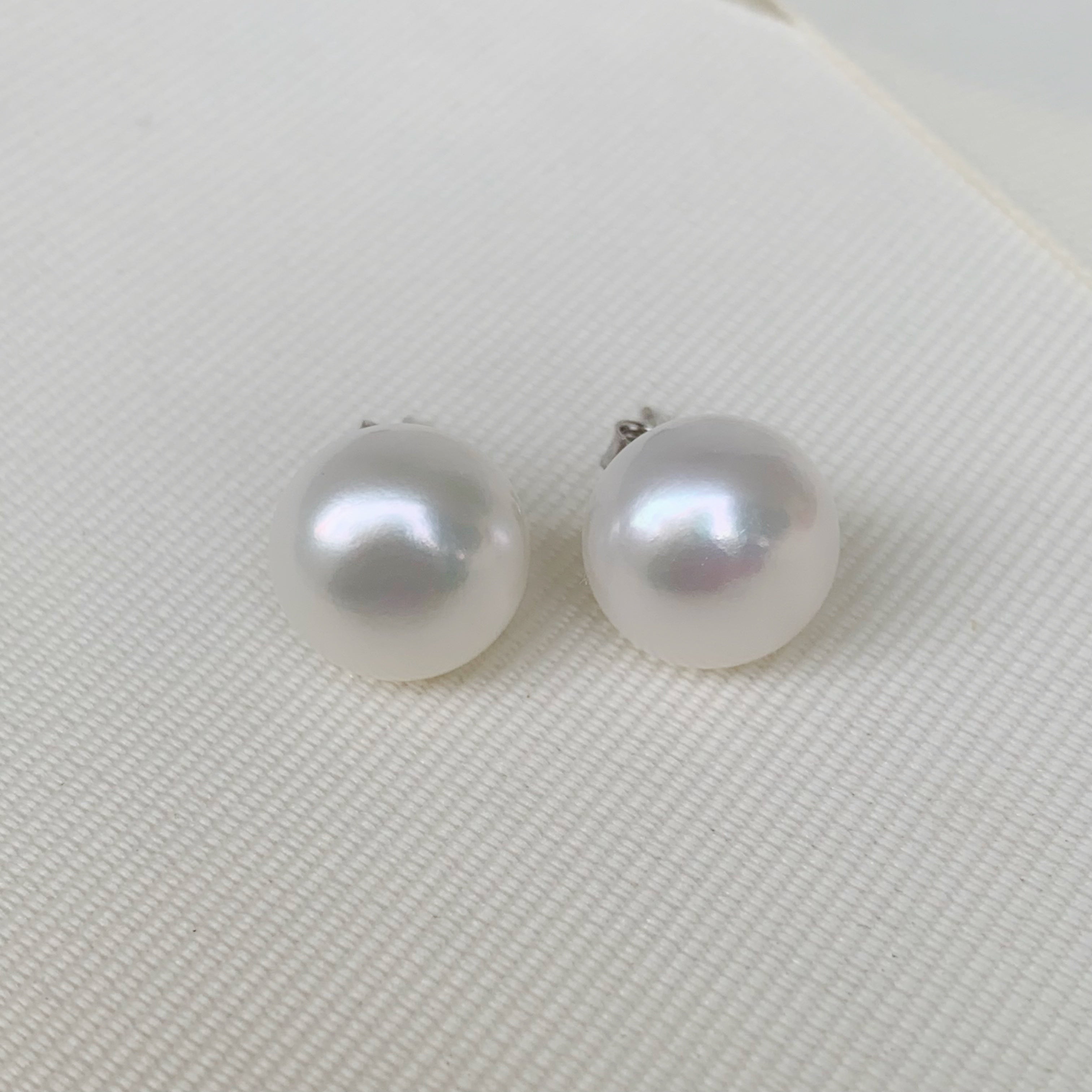 Aretes de Perla Cultivada Plata Ley 0.925 Modelo 96-AR-L5A50